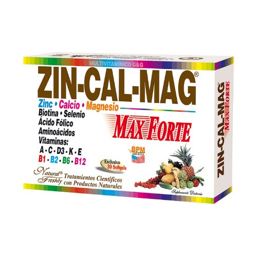 Zin-cal-mag Max Forte 30 Softgels