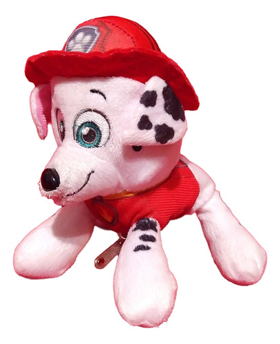 Paw Patrol Colgante Monedero Peluche Marshall 16 Cm. Usado (Usado)