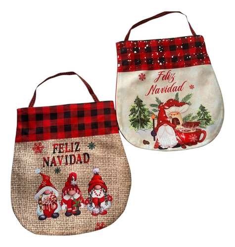Saco Y Bolsa Multiusos Para Dulces, De Regalo De Navidad
