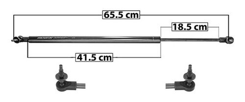 Amortiguador 5ta Puerta Der Izq Dodge Grand Voyager 01-07