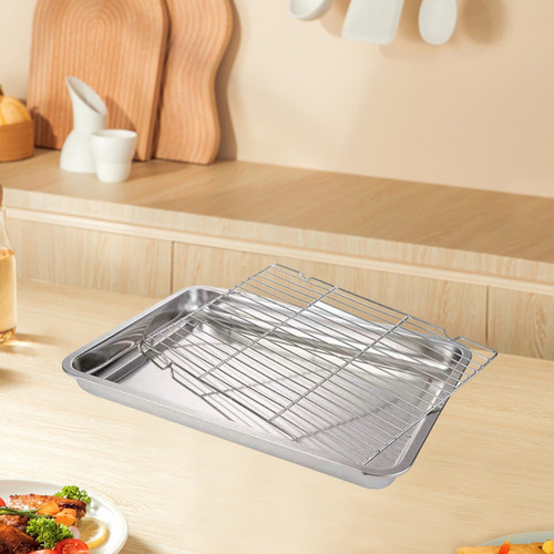 Bandeja Para Hornear, Molde Para 40 Cm X 30 Cm X 4,8 Cm
