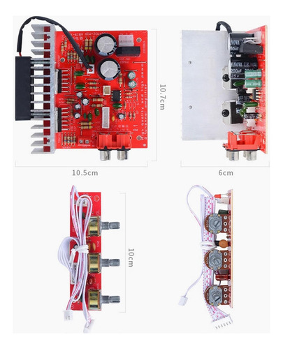 Placa De Subwoofer, Con Control De Volumen Y Graves, Módulo