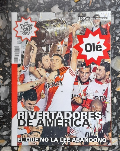 Revista Ole, River Campeon De America 2015.