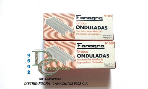 Grapas Corrugadas Fanagra 