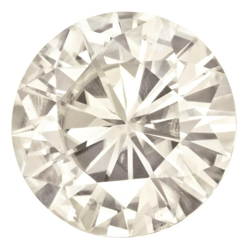 Moissanite, True Light, H Color, 9mm Round Traditional Cut (