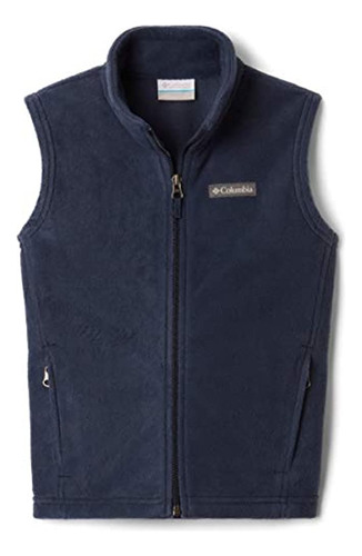 Columbia Youth Boys Steens Mtn Fleece Vest, Collegiate Navy,