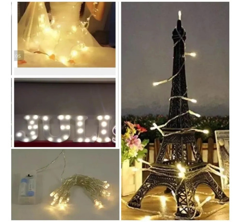 10 Led 1.3m Árbol De Navidad Luces De Fiesta De Hadas Luces