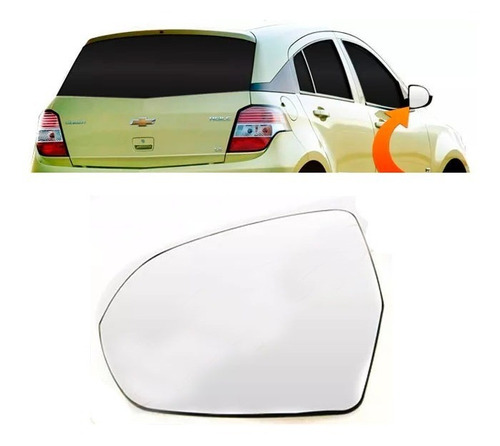 Vidrio Espejo Retrovisor Derecho Chevrolet Agile 2009 A 2017