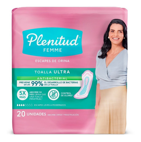 Plenitud Toalla Ultra Femme X 20