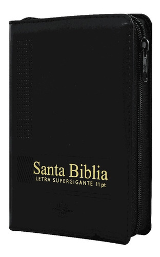 Biblia Rvr60 Compacta Let. Grande C/índice/cierre Negro 2619