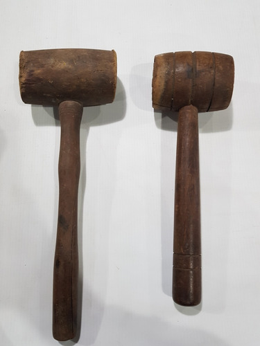 Imagen 5 de 10 de Antiguos Martillos Madera Ebanistería Carpintería Mag 58984