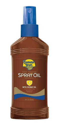 Bronceador  Banana Boat Aceite De Bronceado Profundo Spf 4 