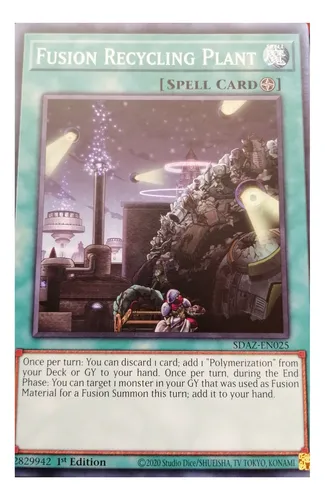 Fusion Recycling Plant Yu-gi-oh! Original Konami