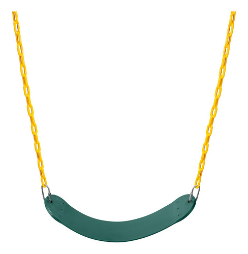 Asientos Columpios Resistentes Con Cadena De 167 Cm Color Ve