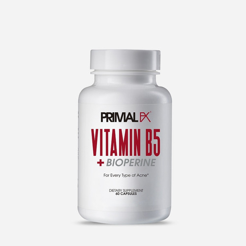 Vitamina B5+bioperine. Primal Fx. Reduce Acné 