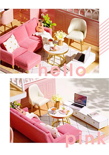 Flever Dollhouse Miniature Diy House Kit Creative Room With