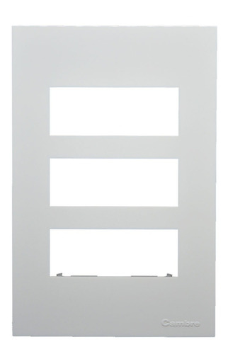 Tapa De Luz Cambre Código 4133 Siglo Xxi 3 Módulos Pack X10