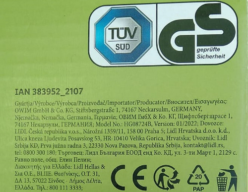 Lámpara Mata Insectos Livarno Home Uv Led (alemania)