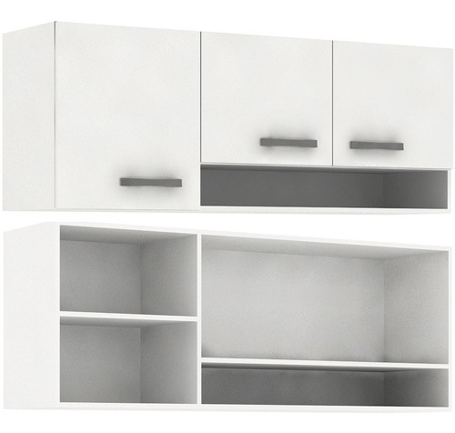 Mueble Aereo Cocina Alacena Colgar 120 Cm Largo Con Vasera