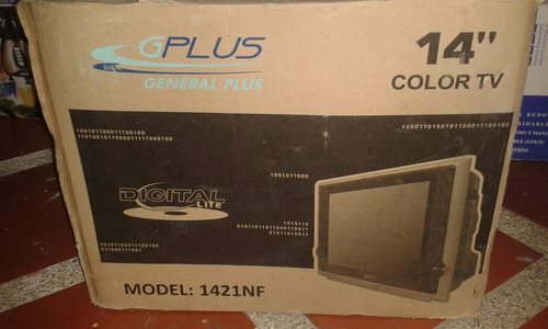 Tv General Plus De 14 Pulgadas A Color Y Con Control.