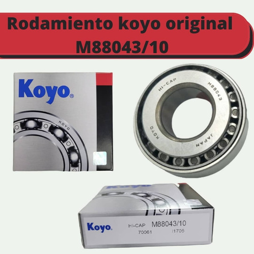  Rodamiento M88043/10 Koyo Original