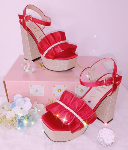 32805 Zapatillas Miss Shoes Rojo