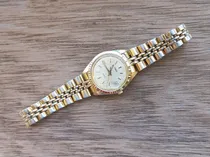 Comprar Relogio Antigo Timex Data Joia Feminino Plaq Ouro Funcionand