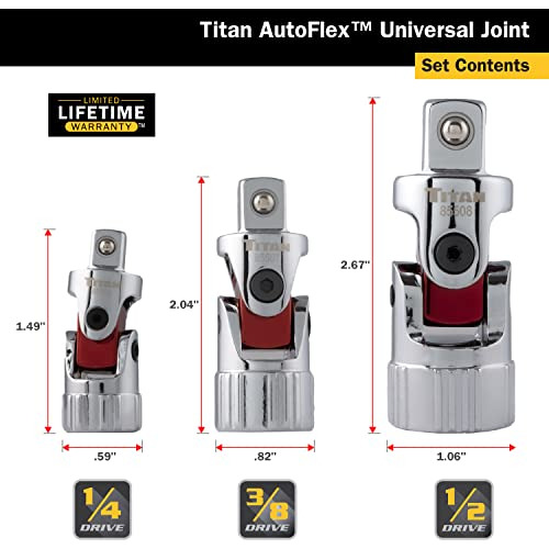 Juego De 3 Juntas Universales Auto Flex 85505.