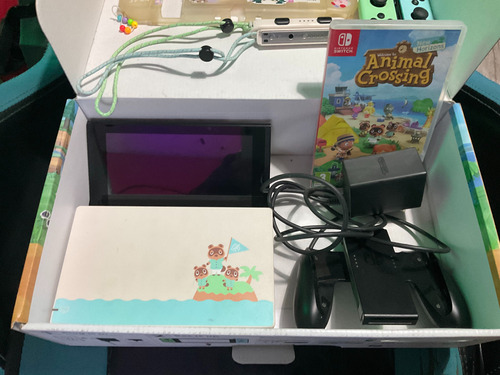 Nintendo Switch Edición Animal Crossing + Juego Animal Cross
