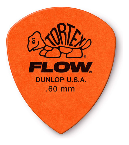 Jim Dunlop Flow Standard - Púas .60mm 12 Pzs Naranja
