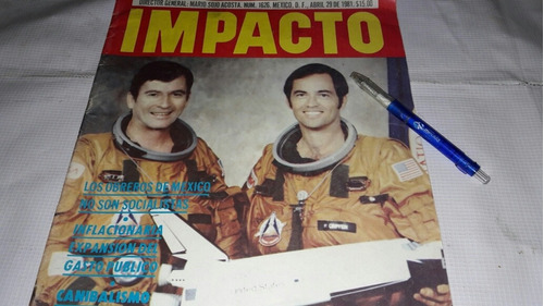 Revista Impacto.gigantes Espaciales. #1626. Abril De 1981.