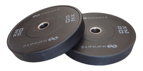 Infinité Bumper Profesional Color Negro De 20 Kg If-bpn20