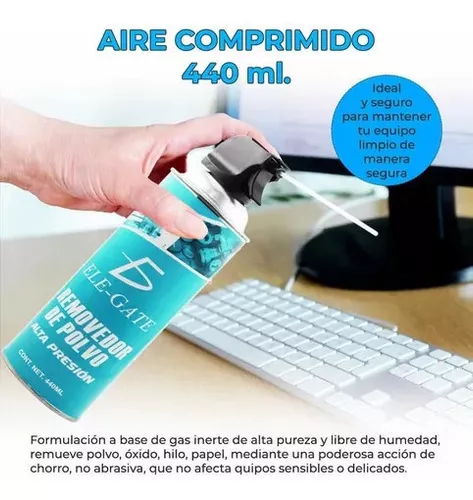 Aire Comprimido Limpieza Pc Removedor Polvo Alta Presión