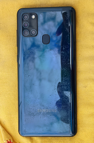Celular Samsung Galaxy A21s 128g (con Detalles Estéticos) Azul