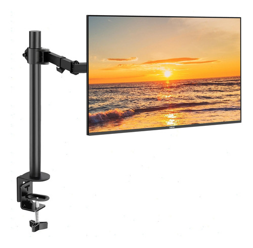 Vedd® Soporte De Mesa Monitor Tv 13-27 Pulgadas Pantalla Giratoria Brazo para Monitor Articulado con Base, Base para Computadora y Pantalla, Ideal Para Oficina, Escritorio Gamer y Oficina