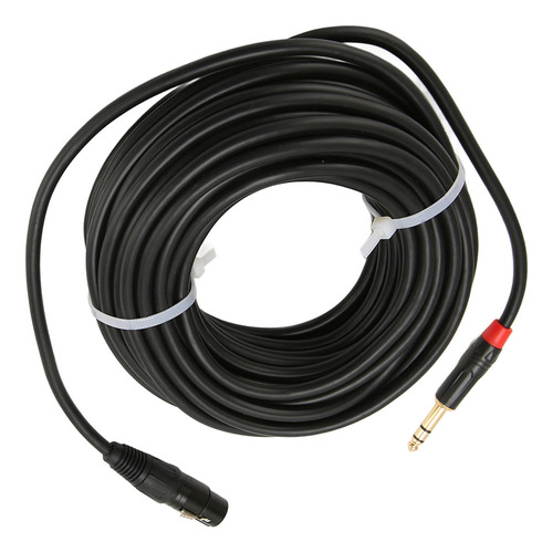 Cable Xlr A Trs De 6,35 Mm, Conector Estéreo Hembra De 3 Pin