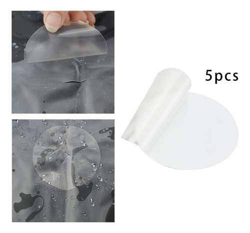 4 Parche De Reparación De Tpu Transparente, Kit De 5 Piezas