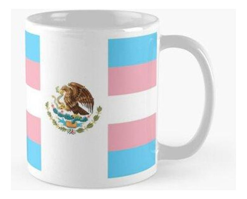 Taza Bandera Mexicana Del Orgullo Trans Calidad Premium