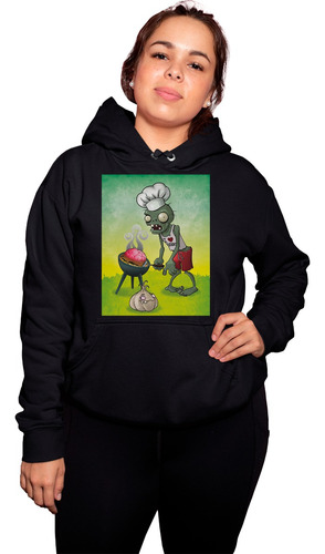 Panda 2xl Sudadera Plantas Vs Zombies Cocinero Ajo