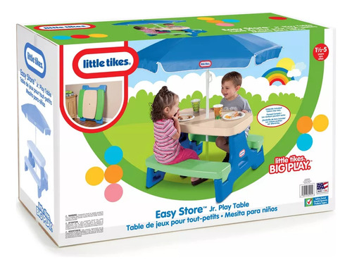 Mesa Con Sombrilla Niños Littletikes*enviogratis