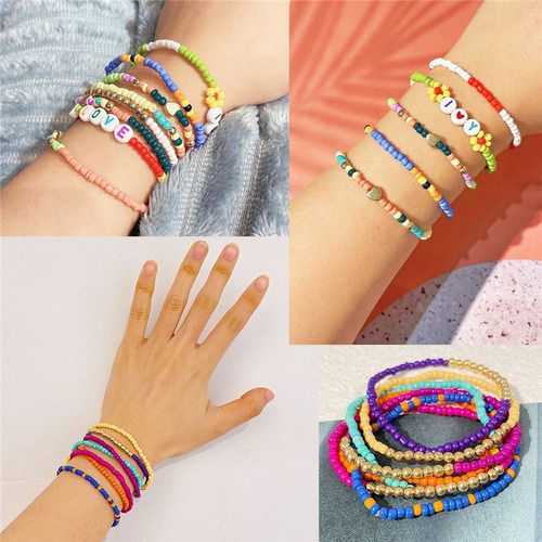Perlas De Vidrio Multicolores De 3 Mm Para Hacer Joyas Y Man