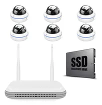 Comprar Kit 6 Câmeras Cúpula Ip Sem Fio Fullhd + Nvr 8ch  +ssd 1tb