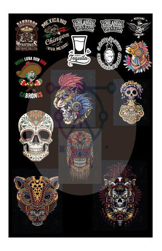 100 Vectores Viva Mexico Pdf Ai Editable Sublimar