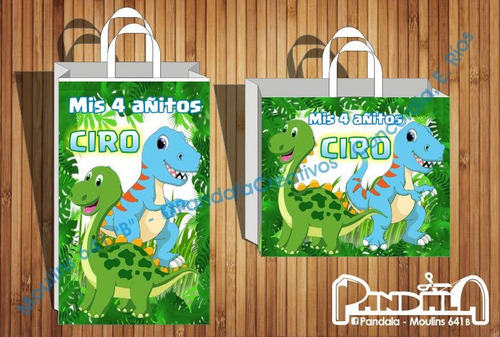 Bolsitas Para Sorpresitas Dinosaurios X10