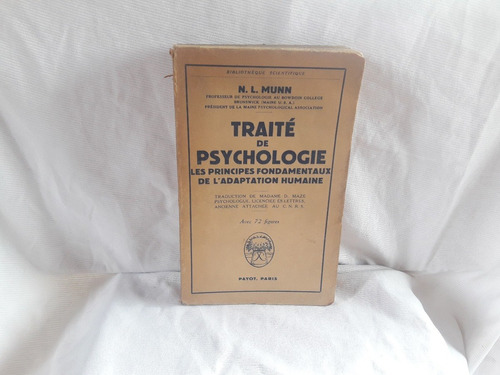 Traite De Psychologie N. L. Munn Payot En Frances