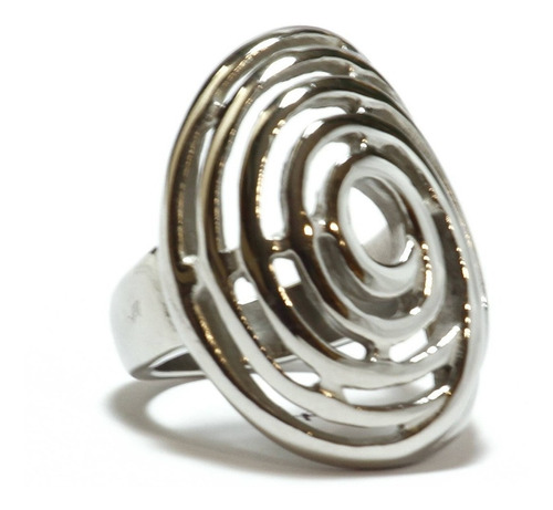 Anillo Acero Inoxidable Circulos Trans