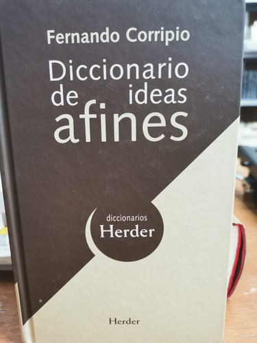 Diccionario De Ideas Afines - Fernando Corripio - Herder