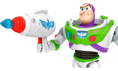 Buzz Lightyear Figura Muñeco Articulado 30 Cm Con Lanzador