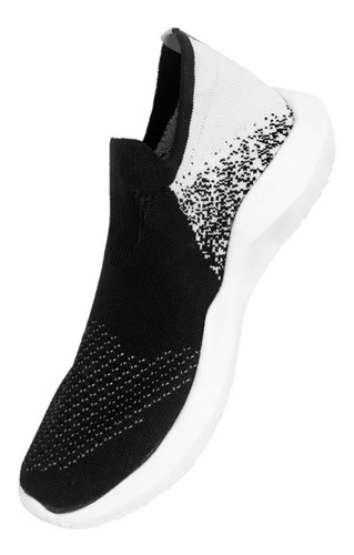 Tenis Licra Calcetín Ligero Unisex Hombre Mujer Blanco Negro