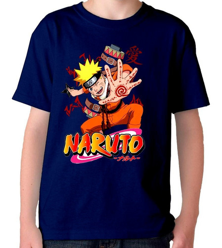  Remera Camiseta Algodón Naruto Shippuden Uzumaki Anime 